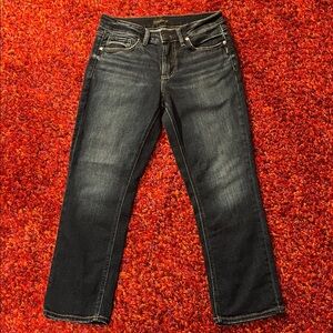 Silver Jeans Woman’s Dark Wash Straight Jeans